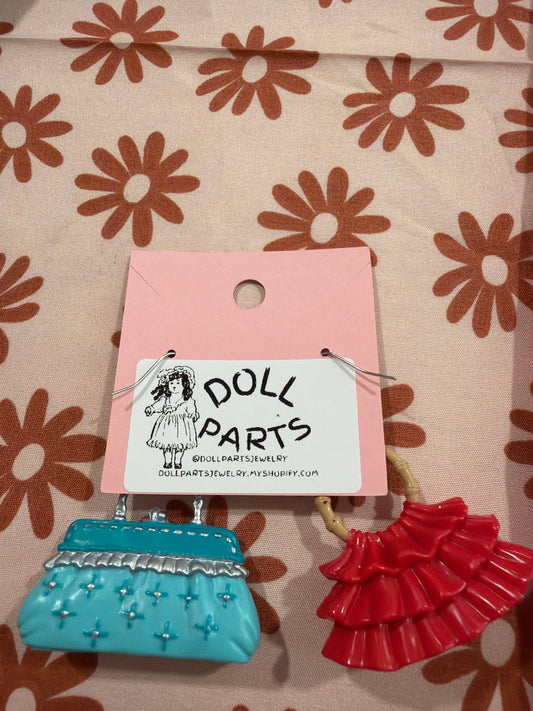 Doll Purse Earrings