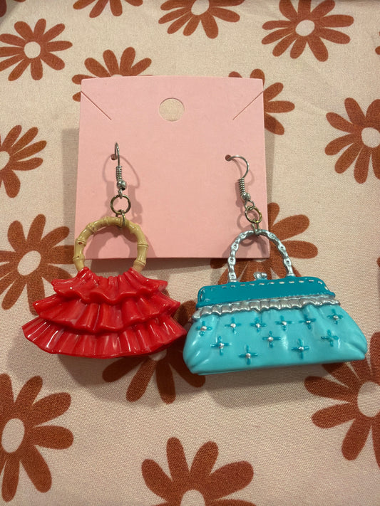 Doll Purse Earrings